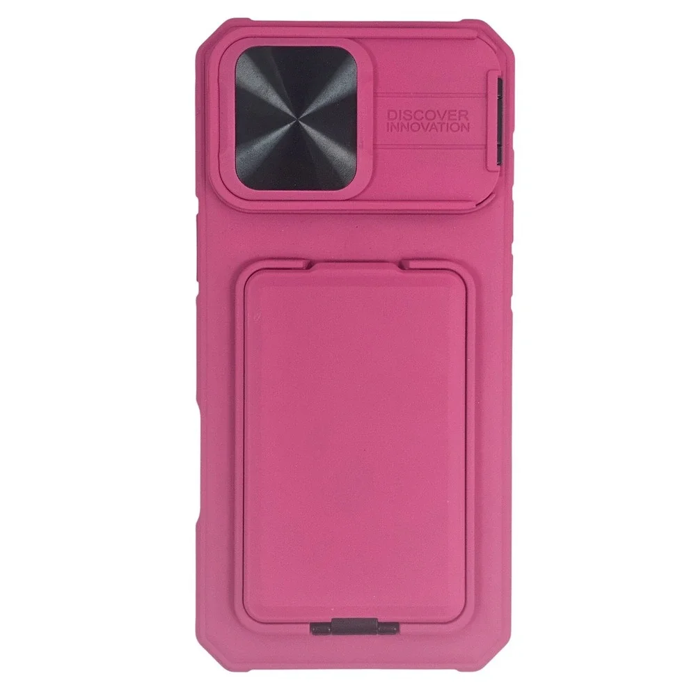 Nillkin‎ CamShield Armor PropGalaxy S25 Case Pink Magnetic Kickstand Cover
